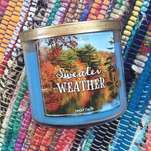BBW Sweater Weather 3-wick Candle